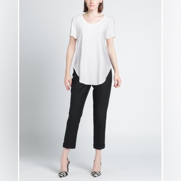 Joseph Ribkoff White T Shirt size 4 - Picture 5 of 12